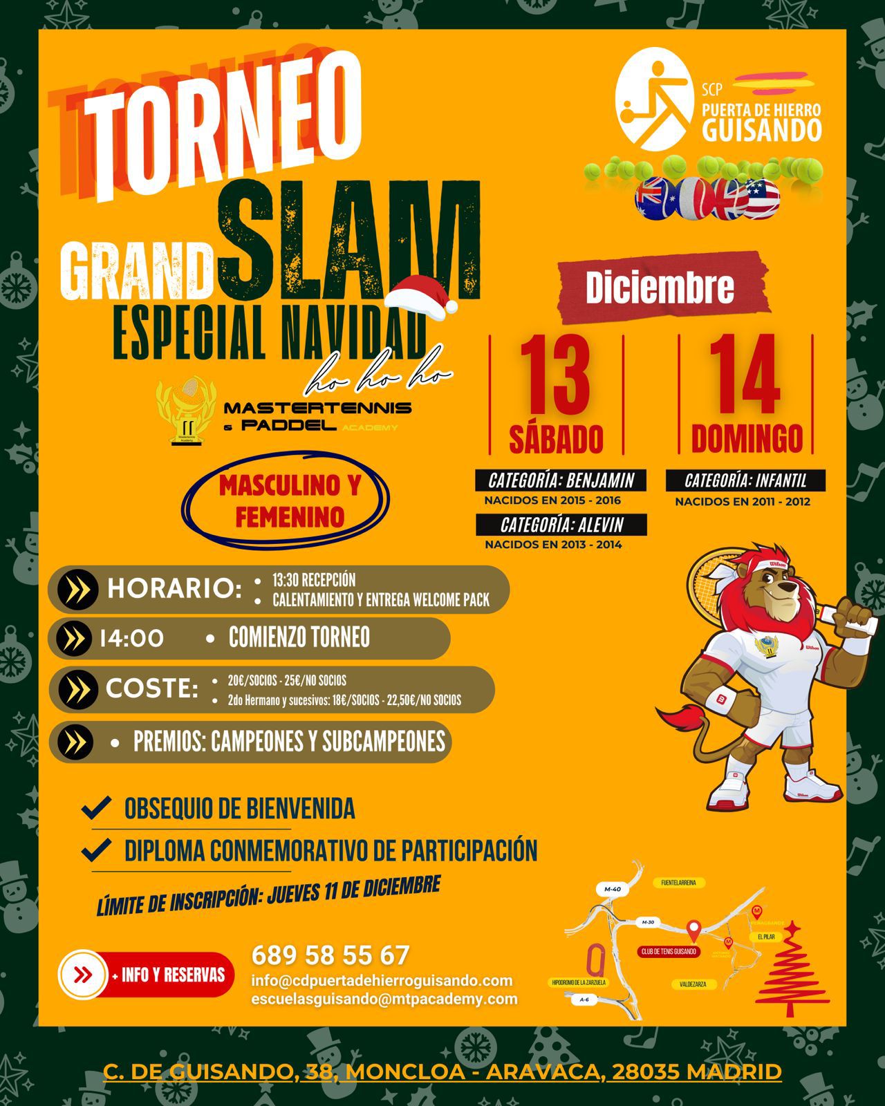 Torneo Grand Slam Navidad